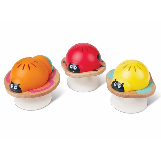 Set of rattles Ladybugs, 3 pieces