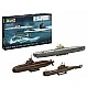 Assembly model kit, Revell, 70th anniversary Bundeswehr submarine: Wilhelm Bauer, Type 206A, Class2, 154 parts