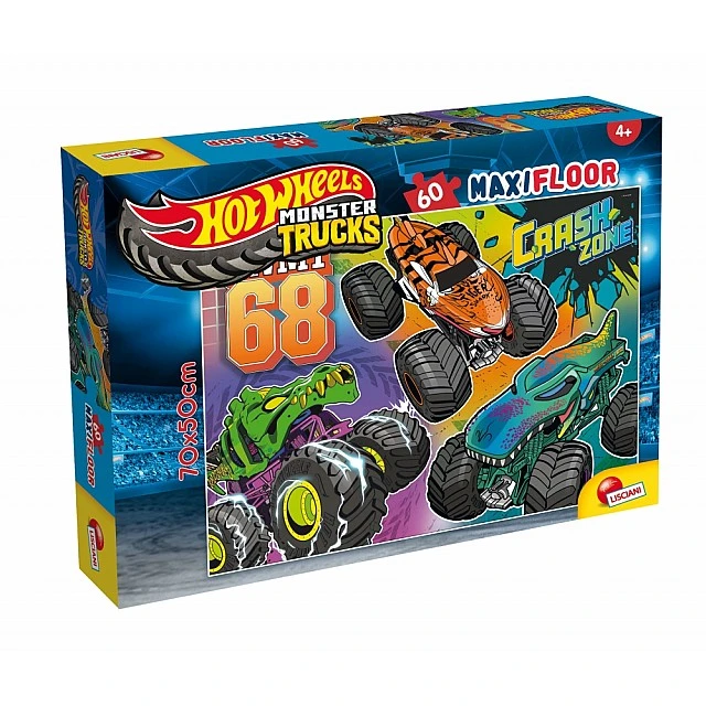 Пъзел, Lisciani, Hot Wheels, 60 части