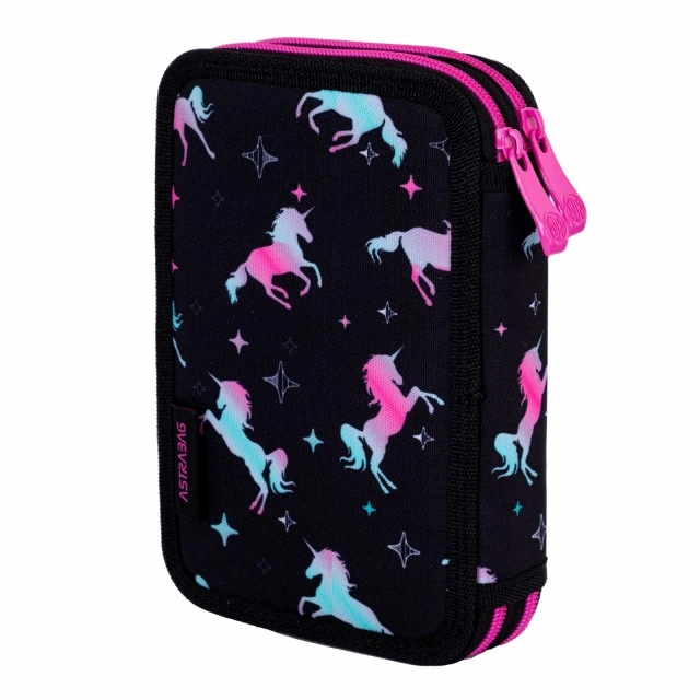 Двоен несесер с аксесоари ASTRABAG Еднорог, AC21,  20,5 х 13 х 4,5 см