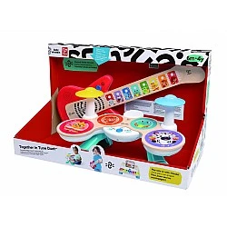 Комплект сензорни инструменти, Hape, Baby Einstein, Китара и барабани