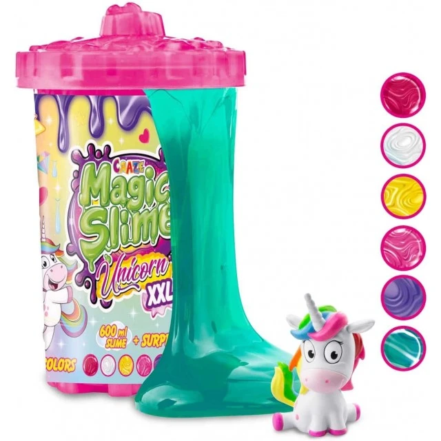 Magic slime XXL, Craze, With unicorn surprise figure, 600 g