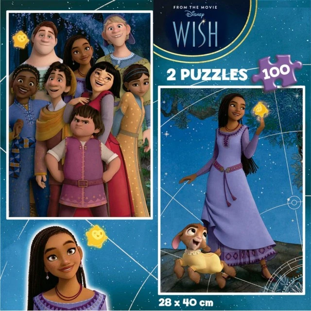 Пъзел Wish 2в1, 2 х 100 части