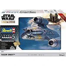 Star Wars The Mandalorian Razor Crest Platinum Edition Buildable Model, 143 Pieces