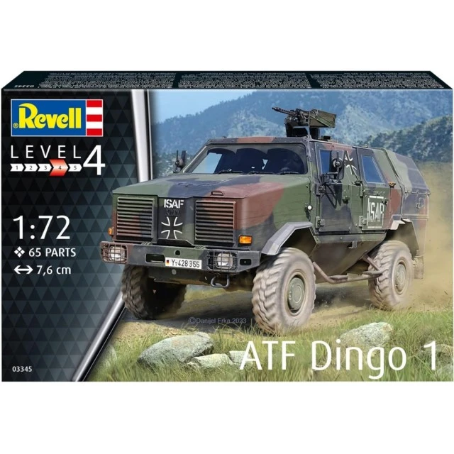 Assembled model ATF Dingo 1, 65 parts