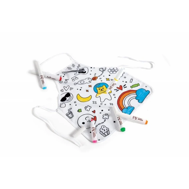 DIY colourful apron, Hape, 7 pieces
