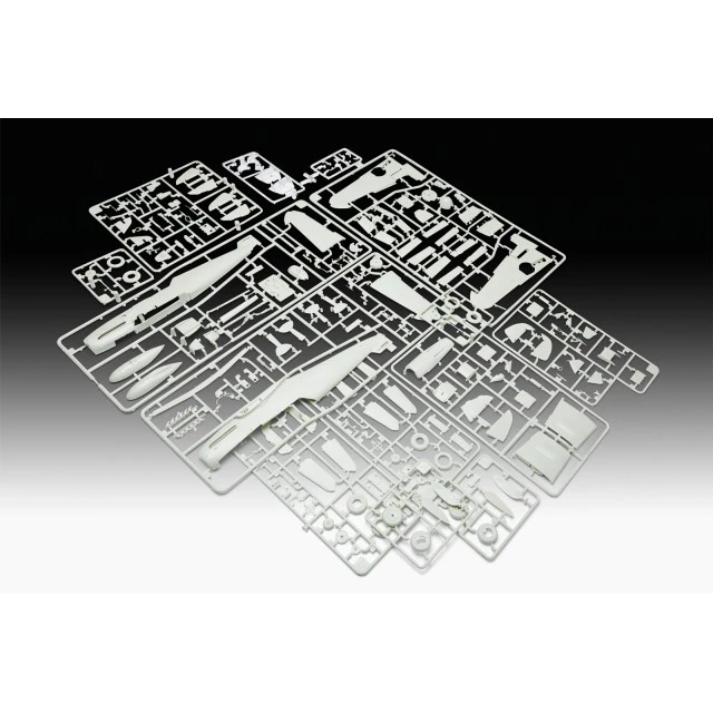 Assembly model, Revell, Airplane, Messerschmitt Bf109G-10 Erla, 147 parts