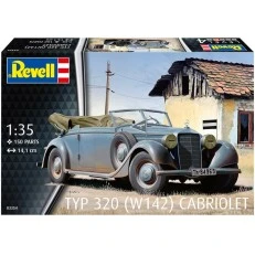 Assembled model, Revell, Cabriolet car 320 W142
