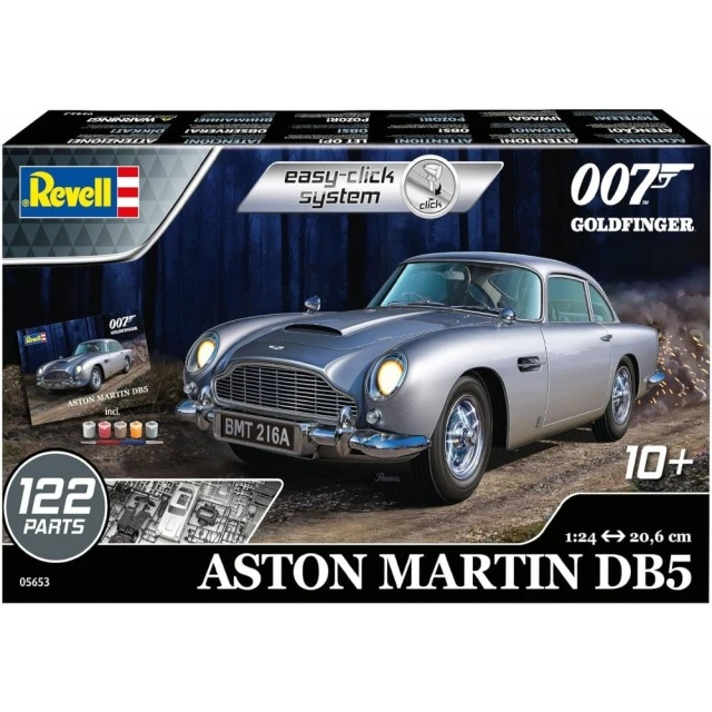 Aston Martin DB5 James Bond 007 Goldfinger Model Kit, 122 parts