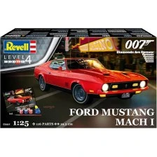 Комплект модел за сглобяване Ford Mustang Mach 1, James Bond 007, Diamonds Are Forever, 129 части