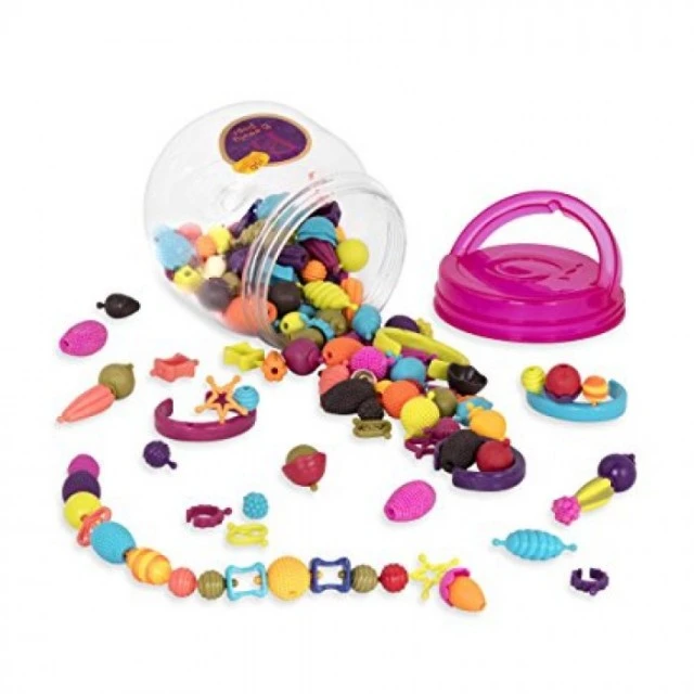Multicolor Pop Art beads 150pcs.