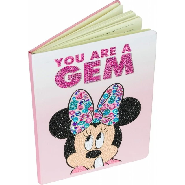 Creative set Craft Buddy DIY diamond-cover notebook Mickey Mouse, 25.5 x 17.5 x 2.5 cm, 5 pieces