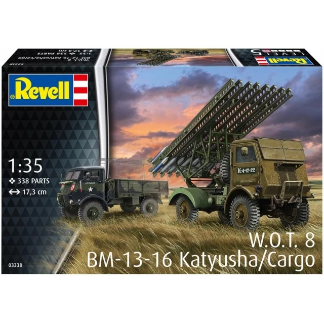 Assembled model, Revell, Military truck BM-13-16
