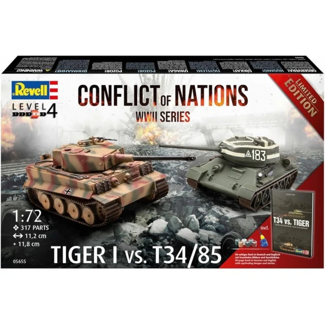 Building Model, Revell, Conflict of Nations, WWII, Set with Book
