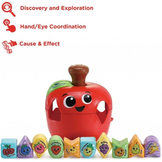 Interactive toy Sorter Apple, 13.3 x 11.9 x 17.8 cm