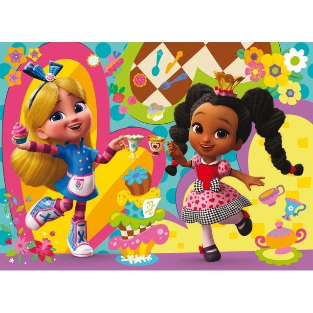 Puzzle, Lisciani, Alice in Wonderland, Double-sided puzzle 24 pieces