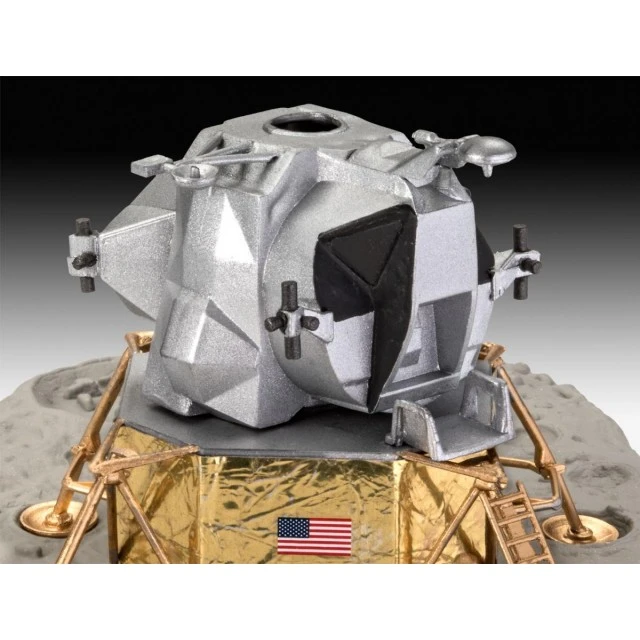 Apollo 11 Columbia and Eagle Prefab Model Kit, 60 Pieces