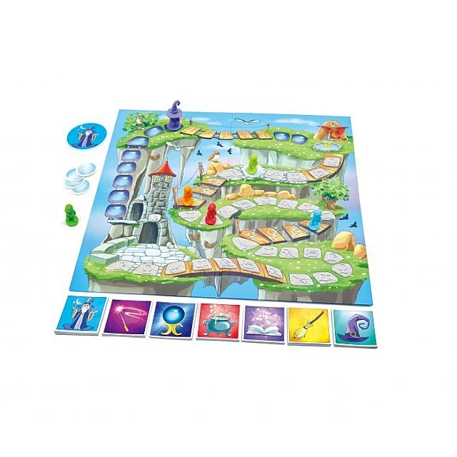 Board game, The Wizards' Contest, Hape, 84 pieces
