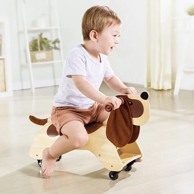 Wooden toy Dachshund for riding, 56 x 37.6 x 20 cm
