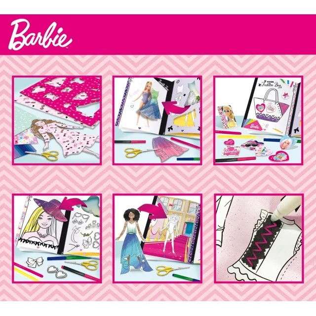 Креативен комплект, Lisciani, Barbie, Модно училище