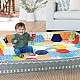 Сгъваема мека постелка от пяна, Infantino, Цветове, 147 x 147 см