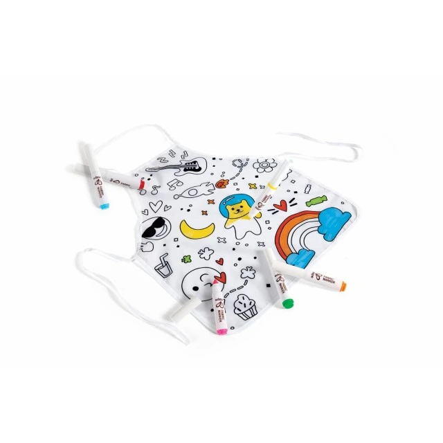 DIY colourful apron, Hape, 7 pieces