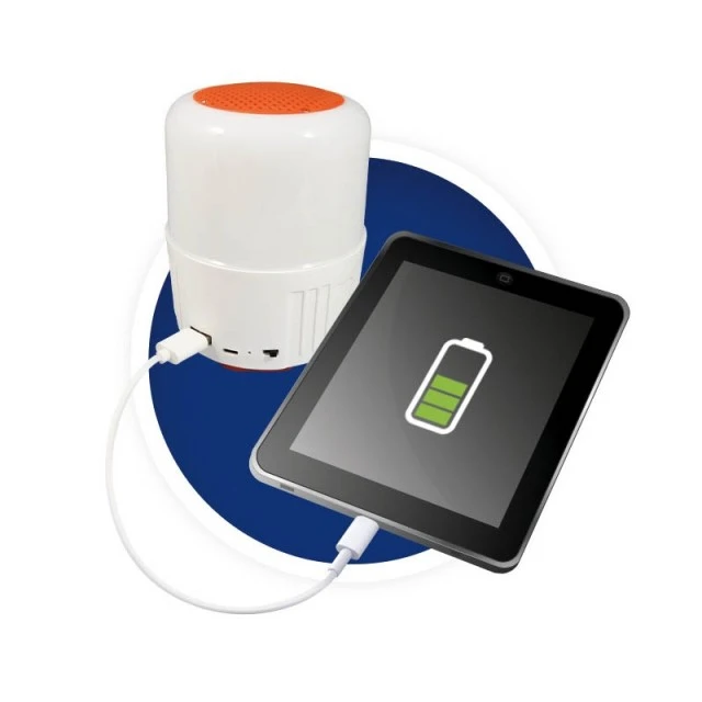 Interactive toy Rechargeable camping lantern with USB and Bluetooth