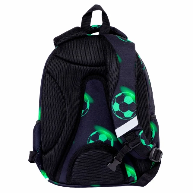 School backpack, Astra, Soccer ball, Neon, AB330, 39 x 28 x 15 cm