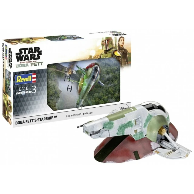 Сглобяем модел Star Wars, Звездният кораб и книга на Boba Fett, 33 части