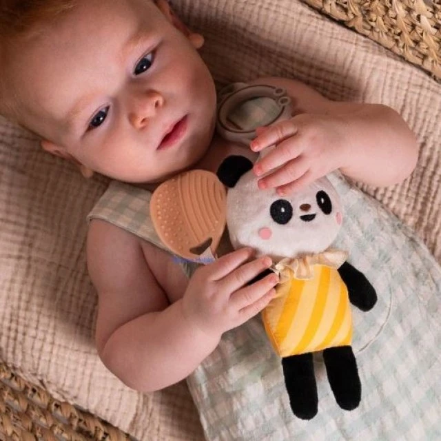 Baby soft rattle, Taf Toys, Panda Pamela