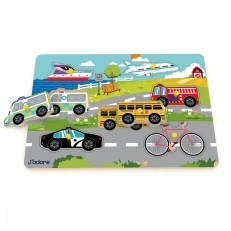Дървен пъзел за съответсвия, J′adore, Транспортни средства