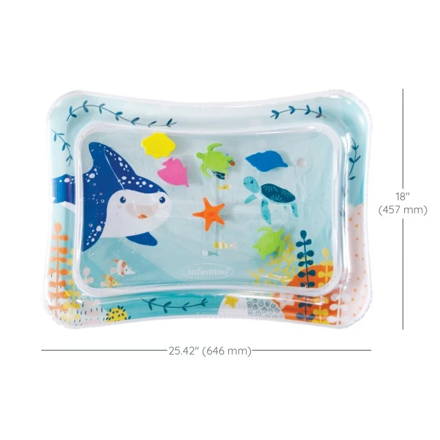 Голяма водна постелка за игра, Infantino, Oкеан, 64.5 x 46 см