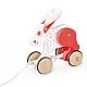 Wooden pull toy, Hape, Rabbit, 24 x 11 x 20 cm