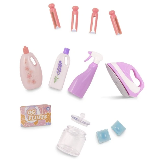 Set, Battat, Our Generation, Washing machine with accessories