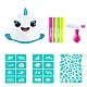 Creative set, Canal Toys, Mini plush toy for coloring, Neon, 15 cm