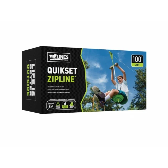 Zipline - Adventure ropeway with brake 30m.