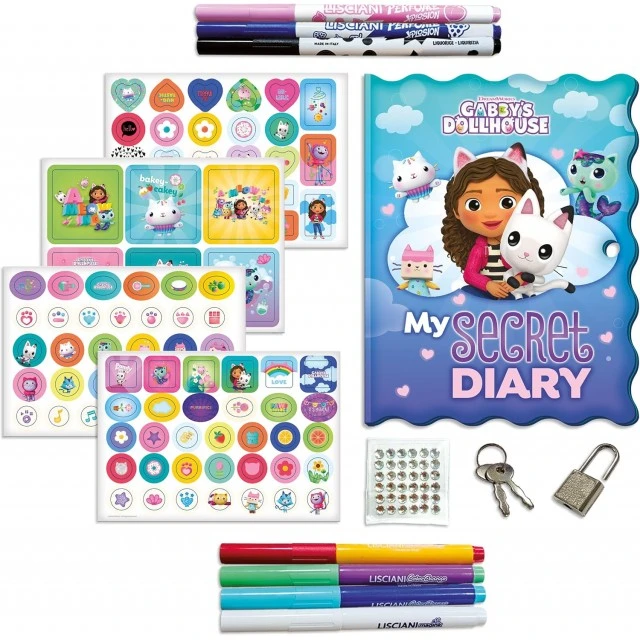 Creative kit, Lisciani, Gabby′s Dollhouse, My Secret Diary