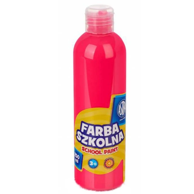 Student paint, Astra, Fluorescent pink, 250 ml