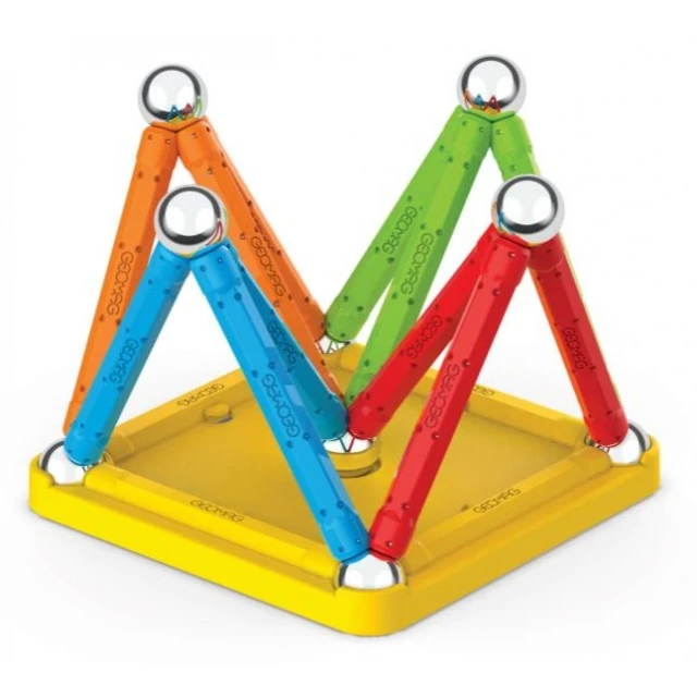 Magnetic constructor, Geomag, Supercolor, 25 pieces