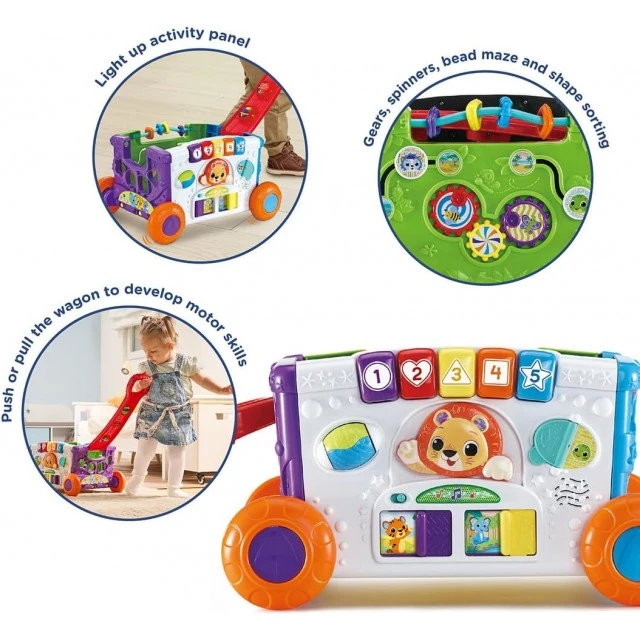 Interactive toy, Vtech, Pull-along cart with activities