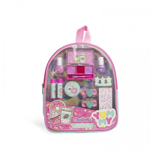 Cosmetic set in a backpack, Martinelia, Yummy, Pink