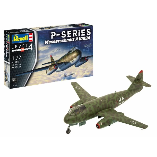 Assembly model, Revell, German fighter Messerschmitt P.1099A, 60 parts