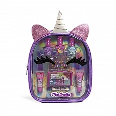Cosmetic set in a backpack, Martinelia, Little unicorn, 9 pieces