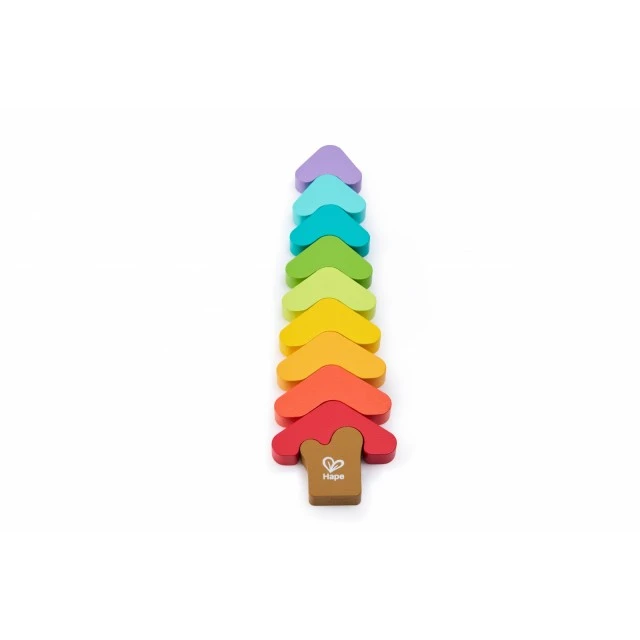 Wooden puzzle, Hape, colors and shapes, 9 pieces
