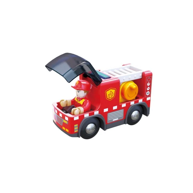 Fire truck with siren