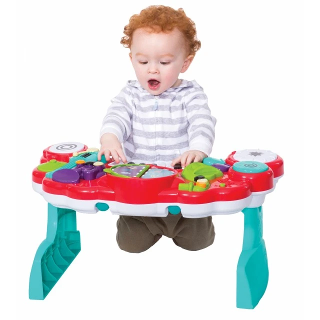 Интерактивна играчка, Infantino, B Kids, 10 в 1 Музикален център, Червен