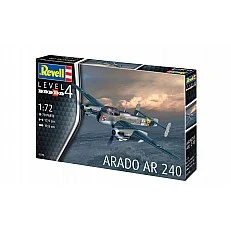 Бомбардировач Arado AR-240 - сглобяем модел, 70 части