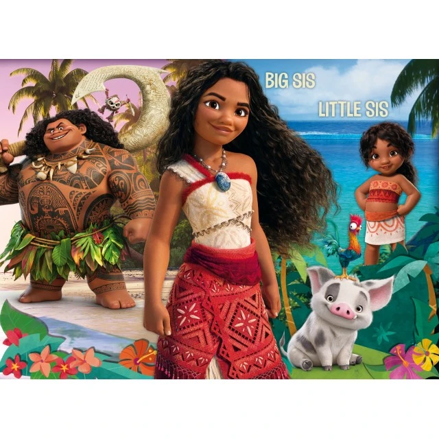 Puzzle, Lisciani, Moana 2, Double-sided puzzle 108 pieces