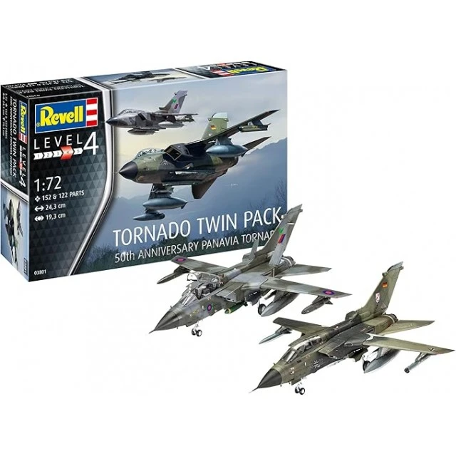Assembly model, Revell, Set of two models for the 50th anniversary of the Tornado