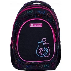 Ученическа раница, Astra, Котешка любов, 39x28x15см